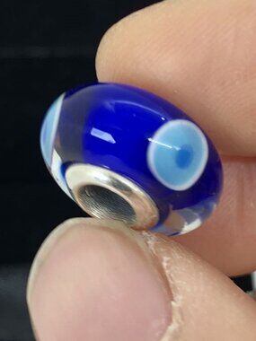 👍👍Pandora Protection Evil Eye Murano Charm